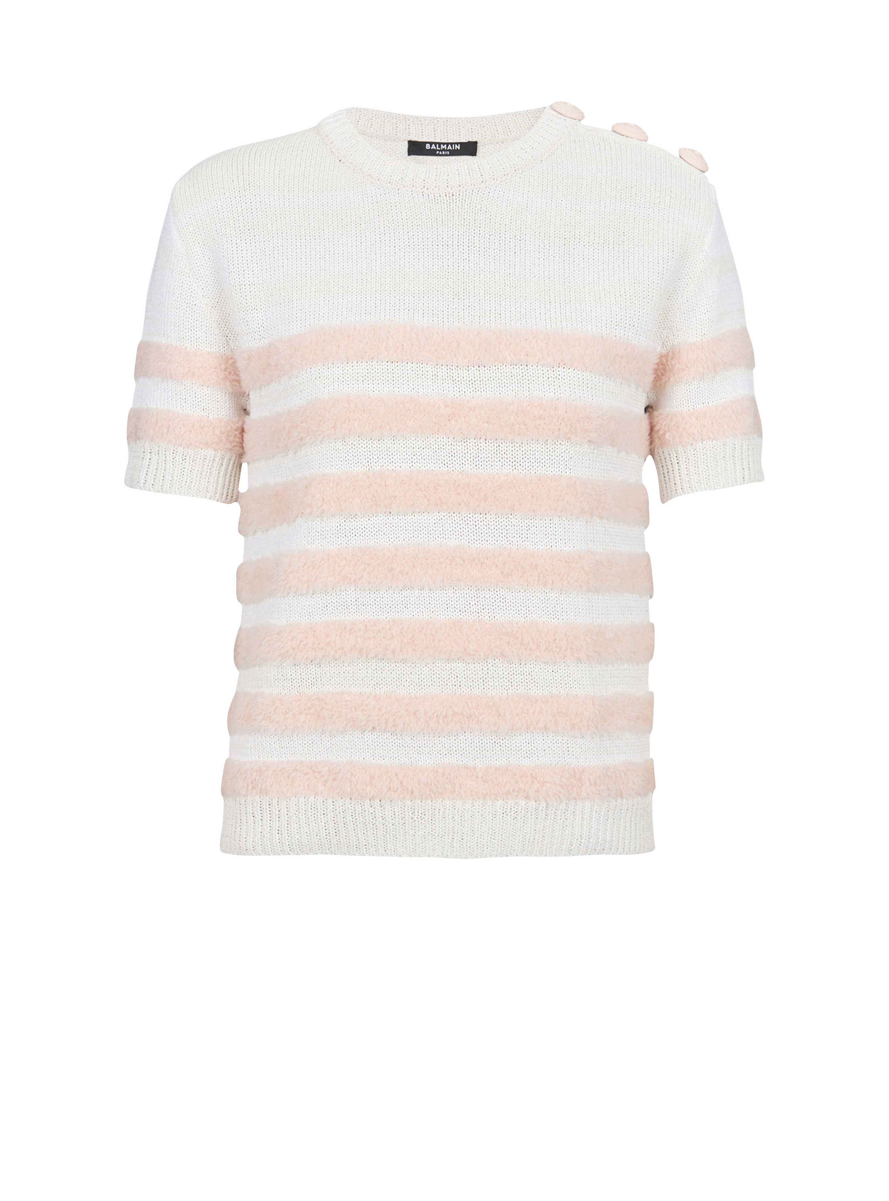 Knit T-shirt, pink