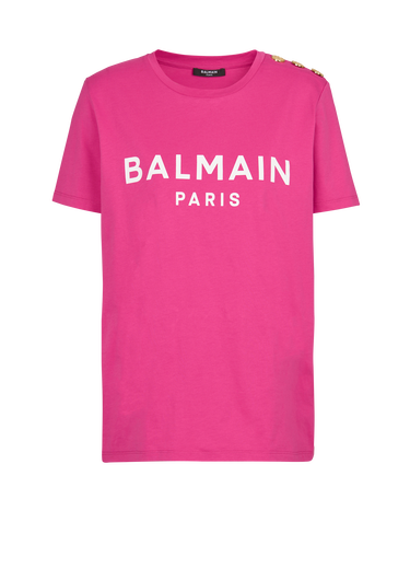 Cotton printed Balmain logo T-shirt