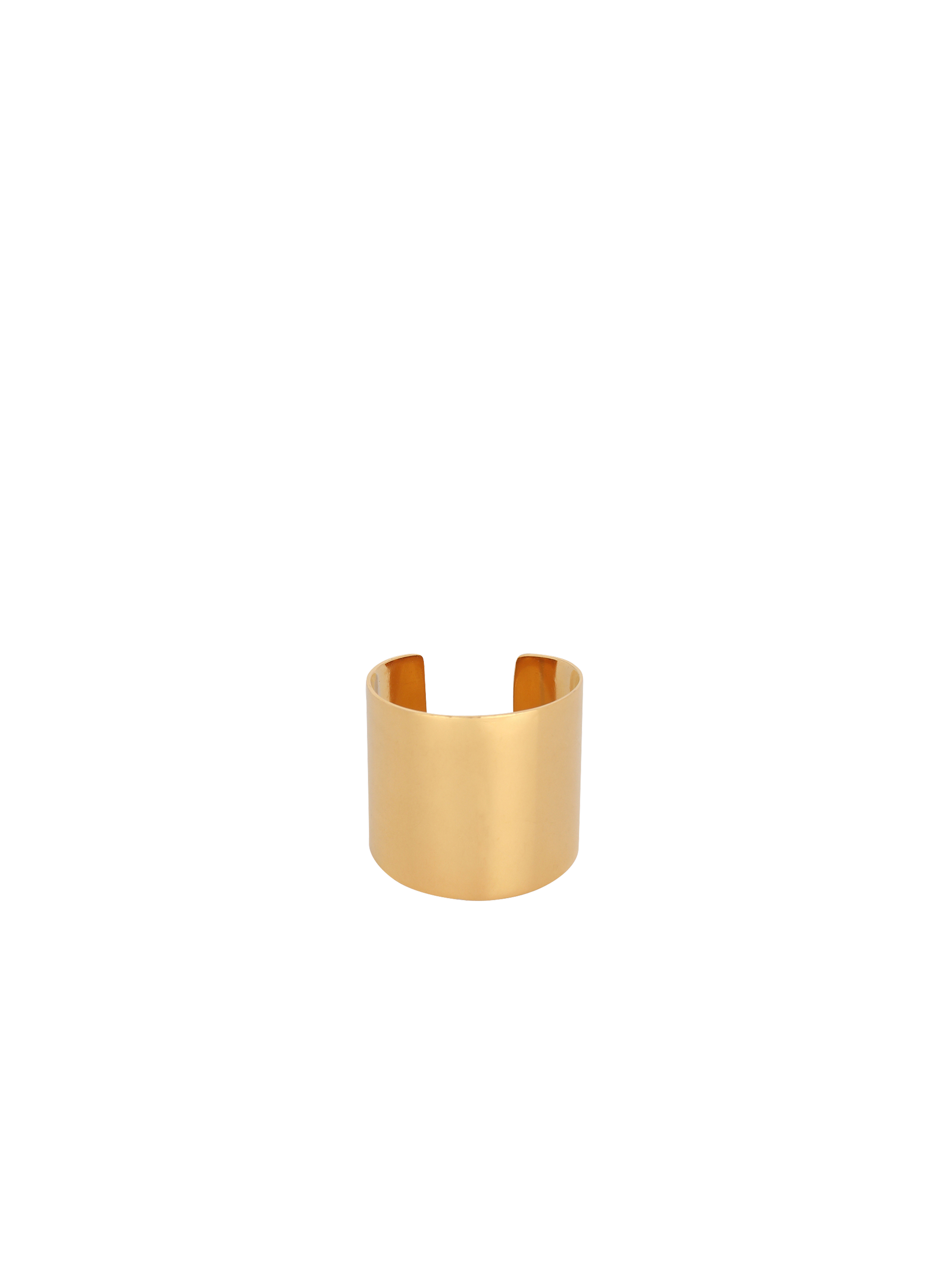 Tubular ring, gold